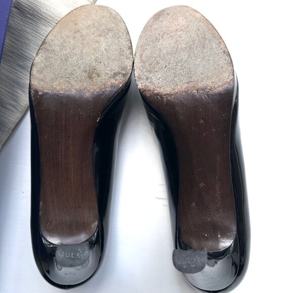 STUART WEITZMAN - Patent Leather womens Platform shoes 8.5 M w/Box - Picture 9 of 11